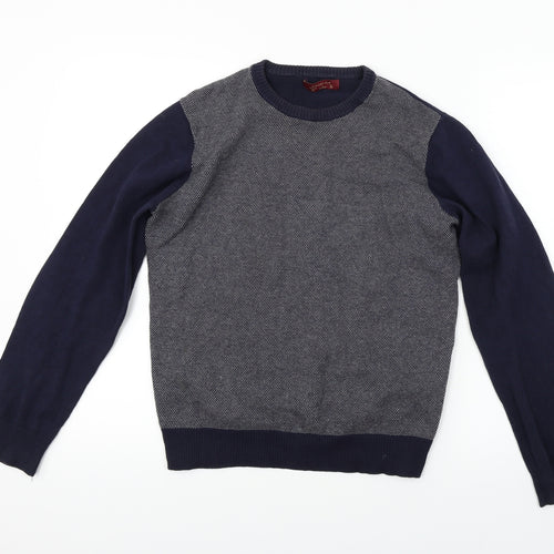 Springfield  Mens Blue   Pullover Jumper Size S