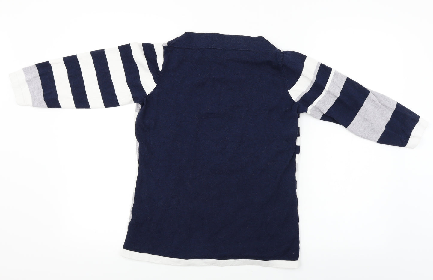 Bonmarché  Womens Blue Striped  Pullover Jumper Size XS