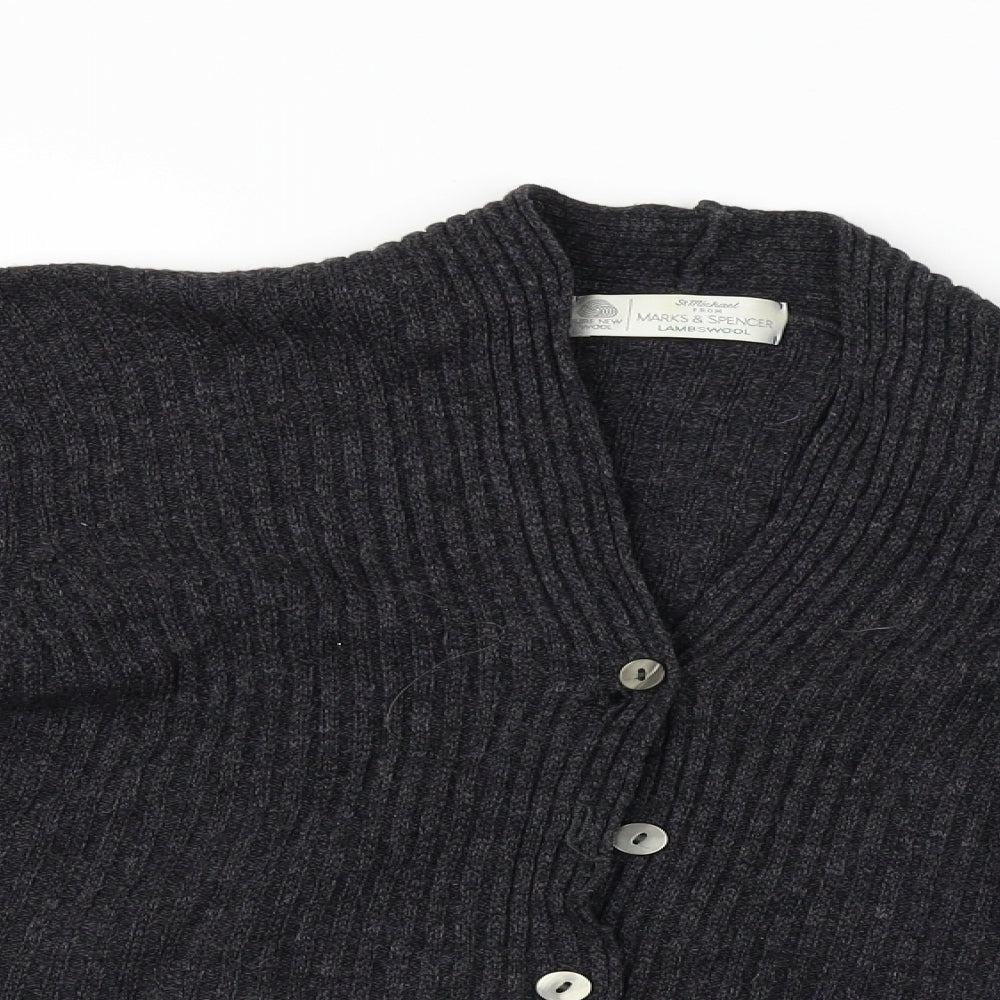 Marks and Spencer  Womens Grey   Cardigan Jumper Size 10