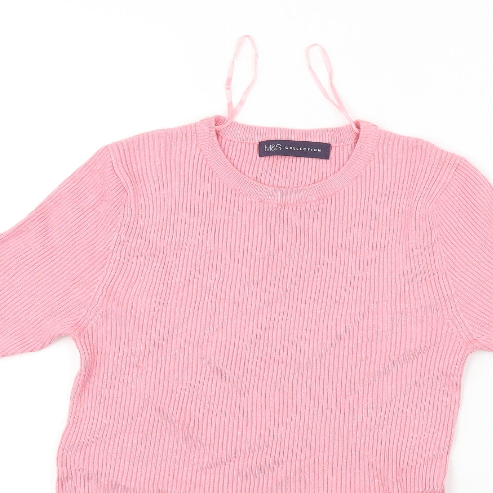 Marks and Spencer  Womens Pink   Pullover Jumper Size 10