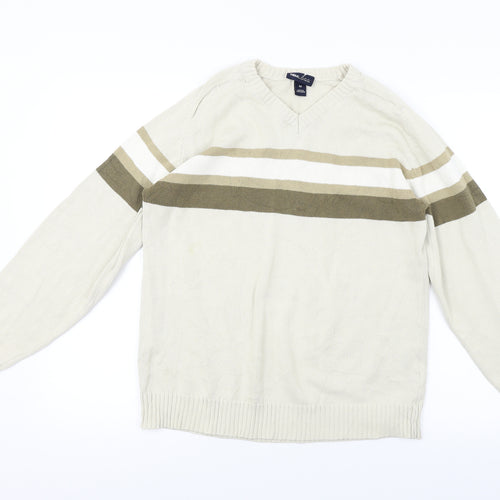 H&M  Mens Beige   Pullover Jumper Size M