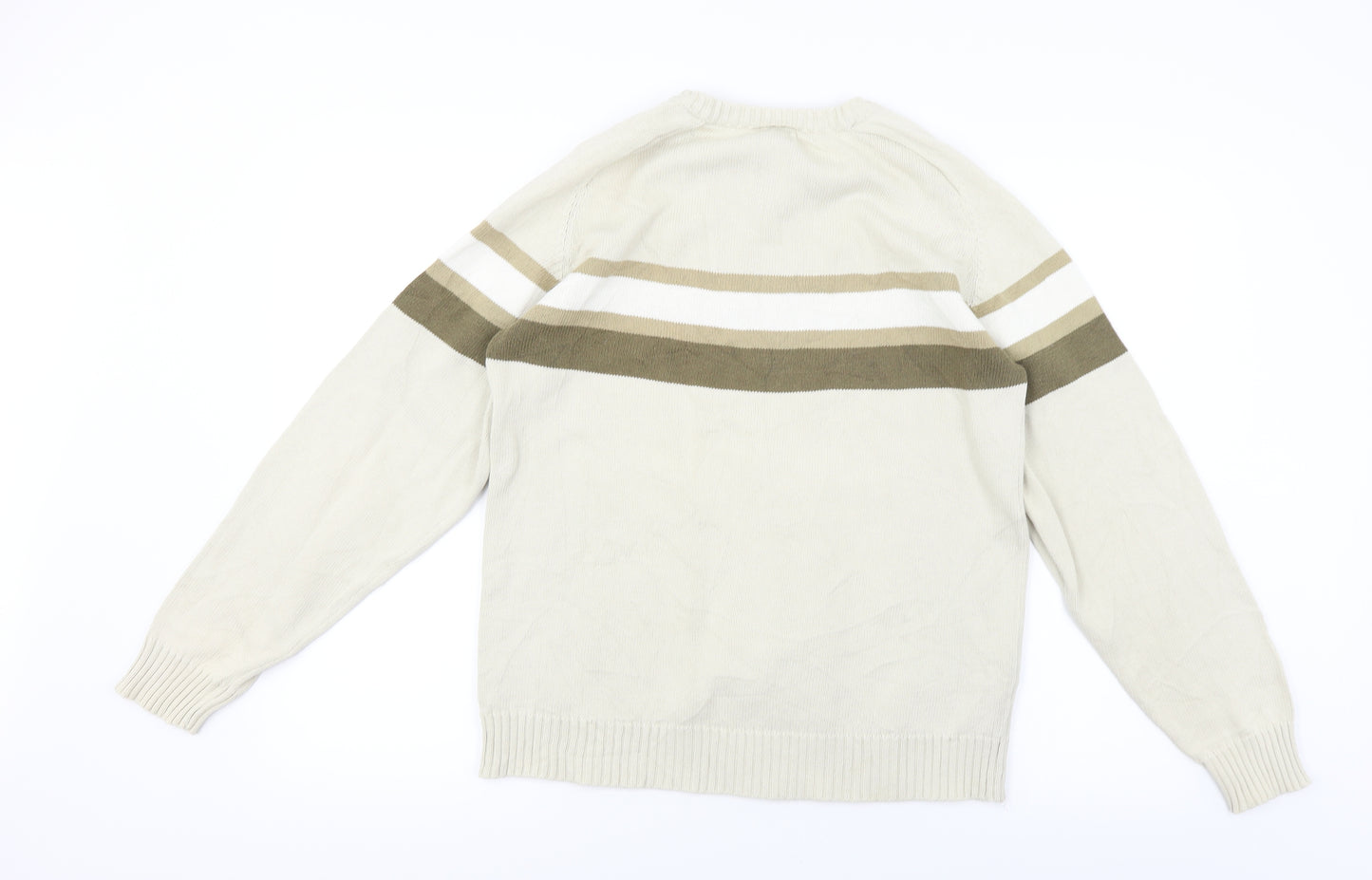 H&M  Mens Beige   Pullover Jumper Size M