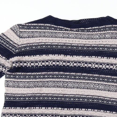 NEXT  Womens Blue Striped  Pullover Jumper Size 8