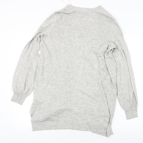 Marks and Spencer  Womens Grey   Cardigan Jumper Size S
