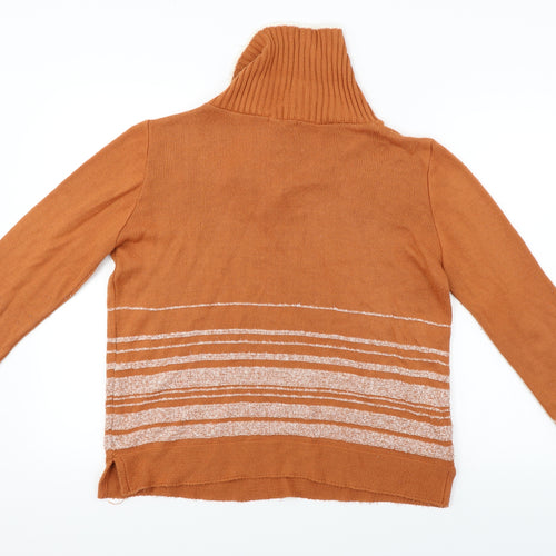 victoria eve Womens Orange   Pullover Jumper Size M