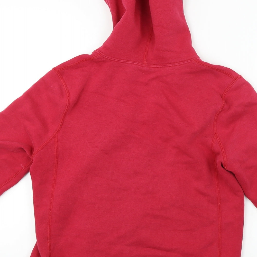 Nike  Womens Red   Full Zip Hoodie Size S