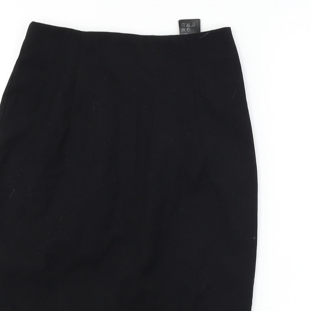 H&M  Womens Black   A-Line Skirt Size 6