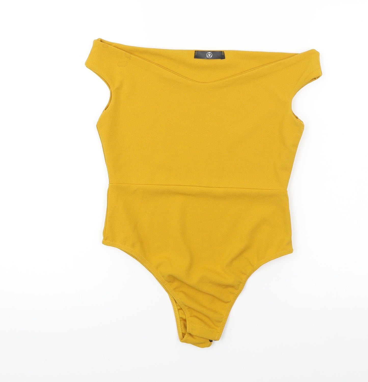 Missguided  Womens Yellow   Bodysuit One-Piece Size 10