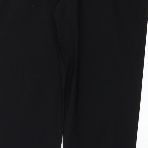 Papaya  Womens Black   Trousers  Size 12 L27 in