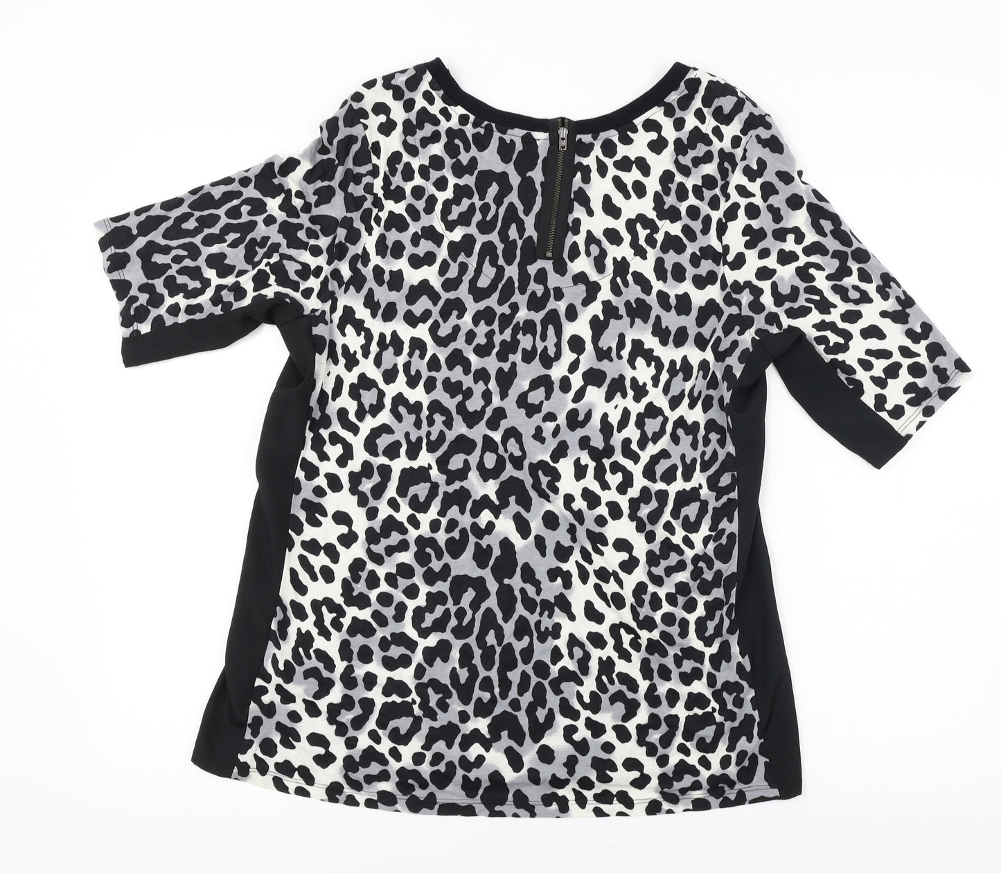 NEXT  Womens White Animal Print  Basic Blouse Size 16