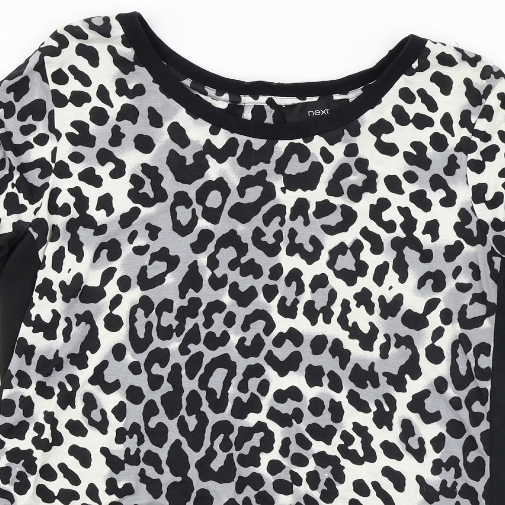 NEXT  Womens White Animal Print  Basic Blouse Size 16
