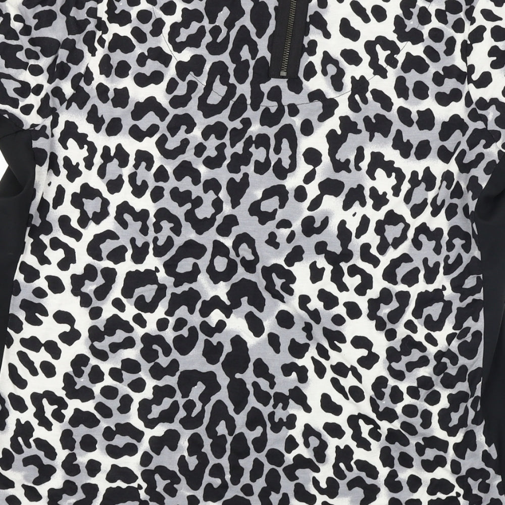 NEXT  Womens White Animal Print  Basic Blouse Size 16