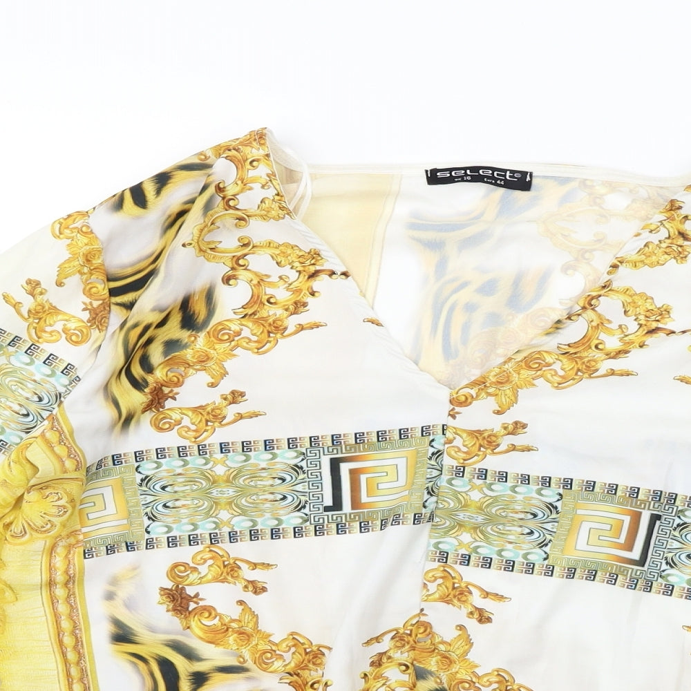 Select  Womens White   Basic Blouse Size 16