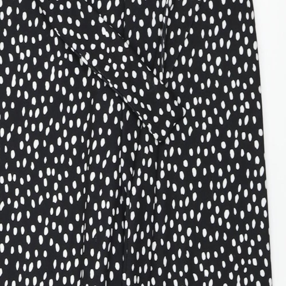 New Look  Womens Black Polka Dot  Jumpsuit One-Piece Size 10