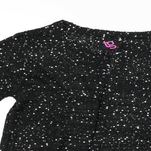 Tg Womens Black   Cardigan Jumper Size 16