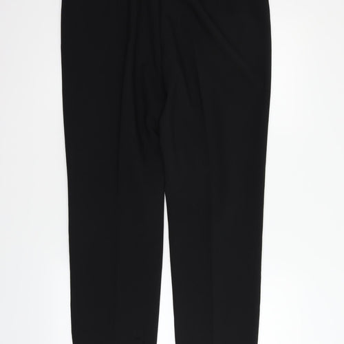 Marks and Spencer Womens Black   Trousers  Size 14 L25 in