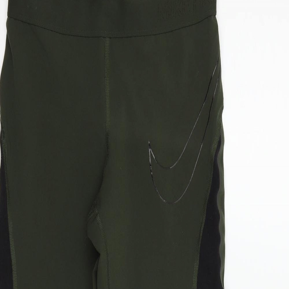 Nike Girls Green   Jegging Trousers Size M