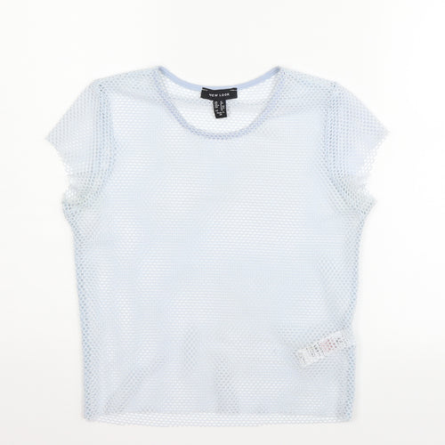 New Look Womens Blue   Basic T-Shirt Size 12