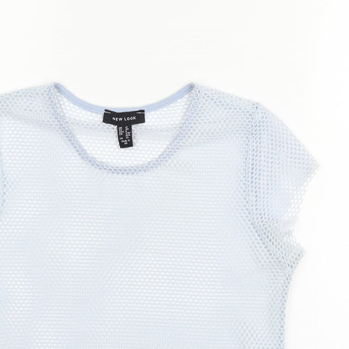 New Look Womens Blue   Basic T-Shirt Size 12