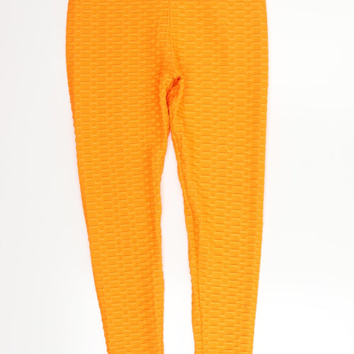 Preworn Womens Orange   Jegging Leggings Size M L24 in
