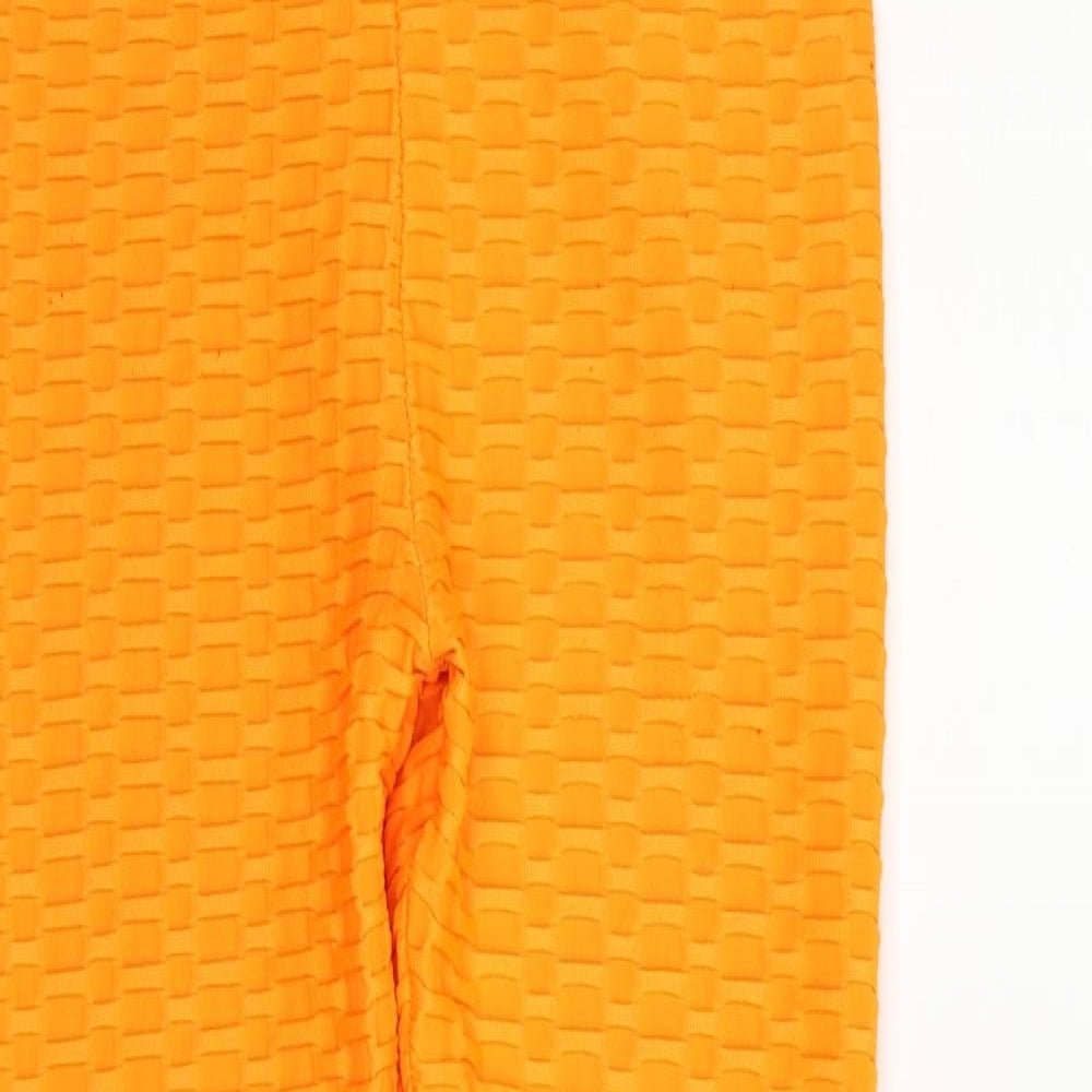 Preworn Womens Orange   Jegging Leggings Size M L24 in
