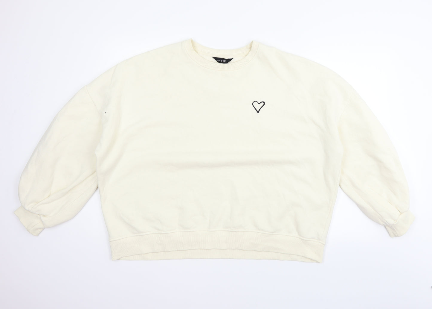 F&F Womens Beige   Pullover Jumper Size 20