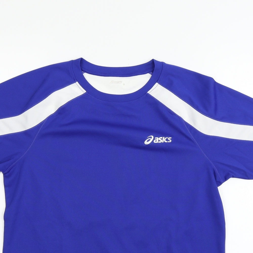 ASICS Mens Blue    T-Shirt Size M