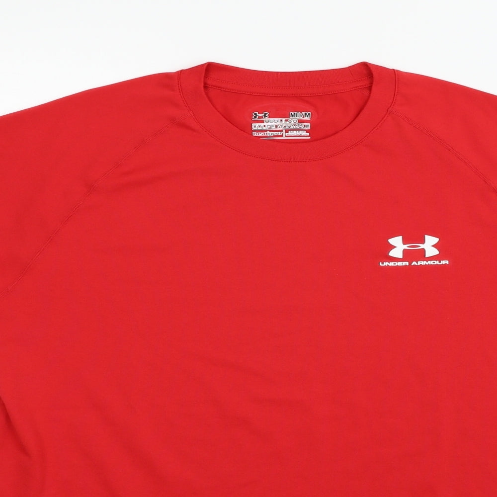under amour  Mens Red    T-Shirt Size M