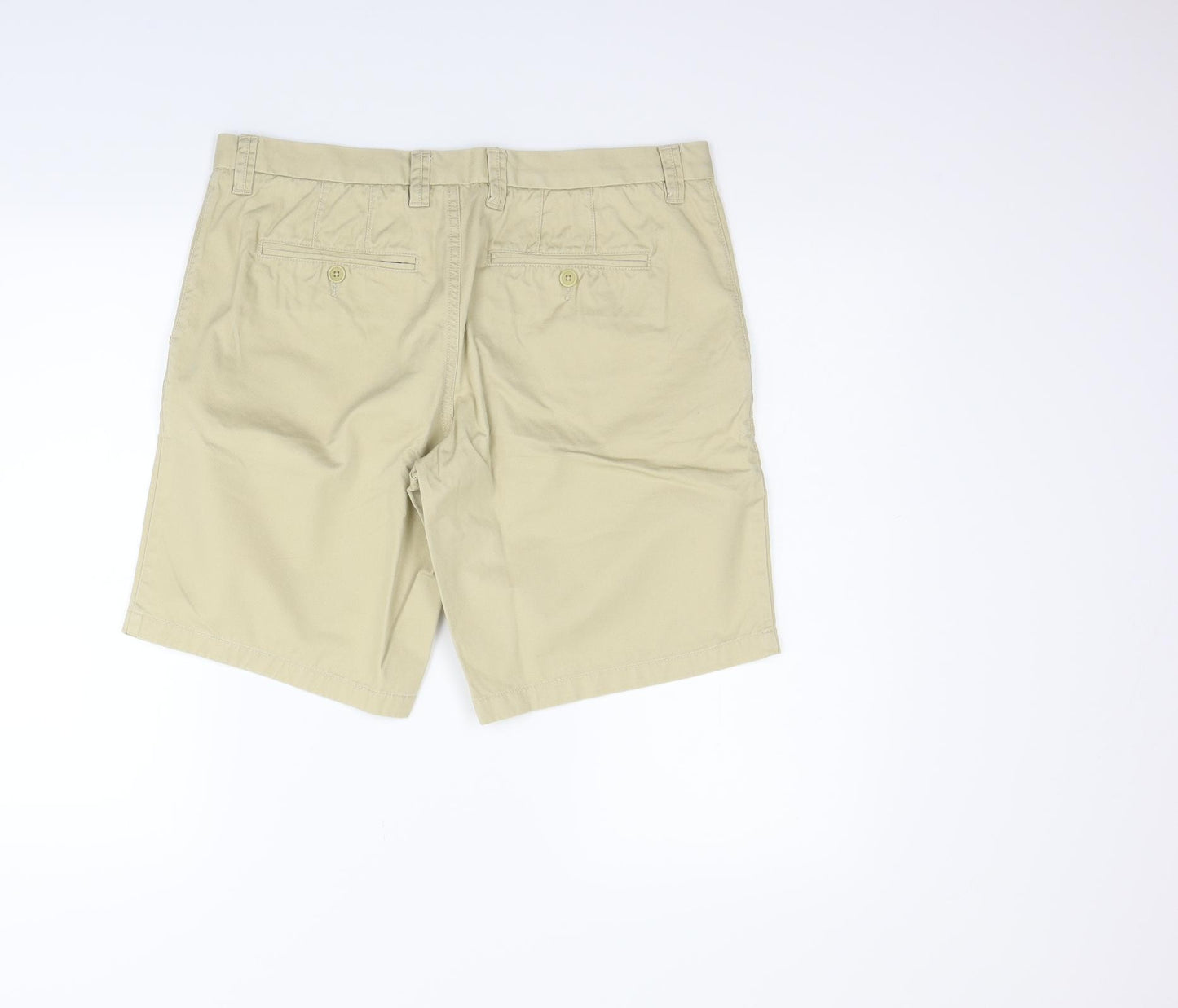 United Colors of Benetton Womens Beige   Chino Shorts Size 33 in