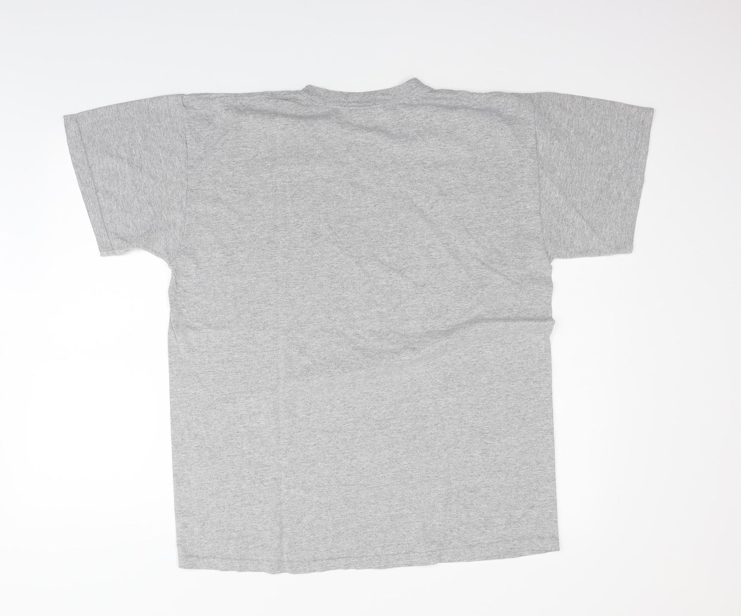 Gildan Mens Grey    T-Shirt Size L