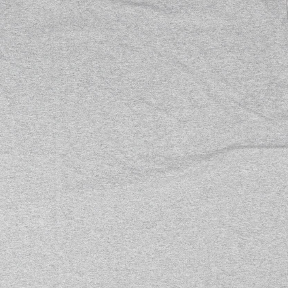 Gildan Mens Grey    T-Shirt Size L
