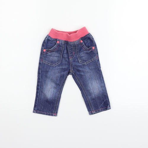 Mothercare Boys Blue   Jogger Jeans Size 6-9 Months