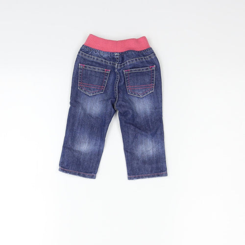 Mothercare Boys Blue   Jogger Jeans Size 6-9 Months