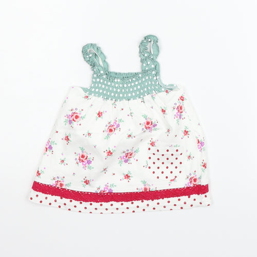 George Girls Silver Geometric  A-Line  Size 3-6 Months