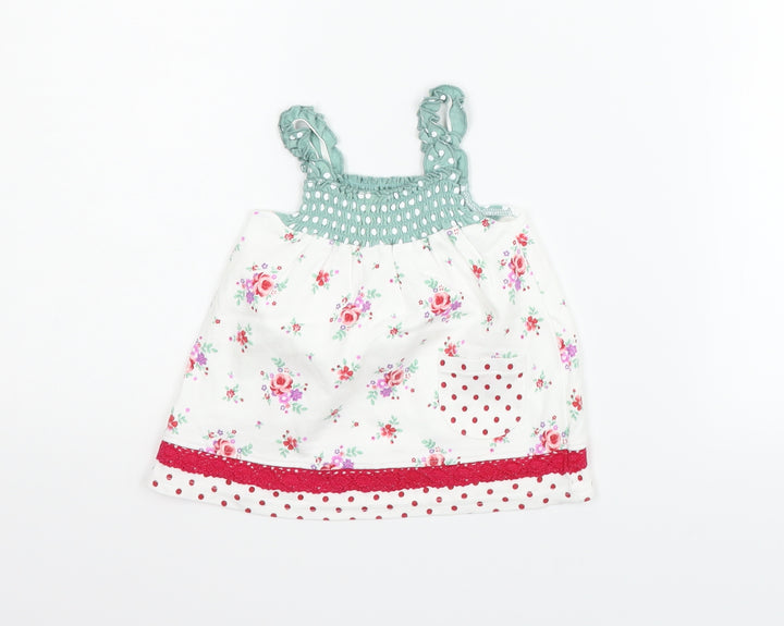 George Girls Silver Geometric A-Line Size 3-6 Months