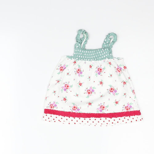 George Girls Silver Geometric  A-Line  Size 3-6 Months