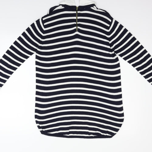 Atmosphere Womens Blue Striped  Pullover Jumper Size 12
