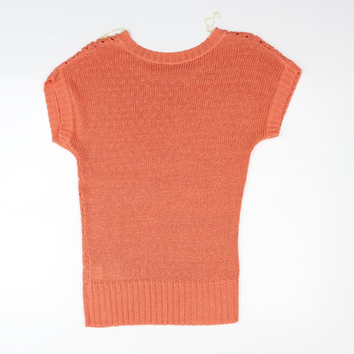 Select Womens Orange   Jumper Dress  Size 12