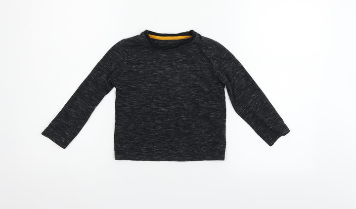 Nutmeg Boys Black Basic T-Shirt Size 3-4 Years