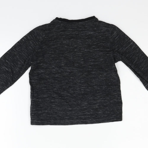 Nutmeg Boys Black   Basic T-Shirt Size 3-4 Years