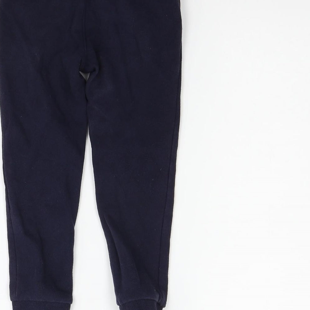Matalan Boys Blue Ikat  Jogger Trousers Size 4 Years
