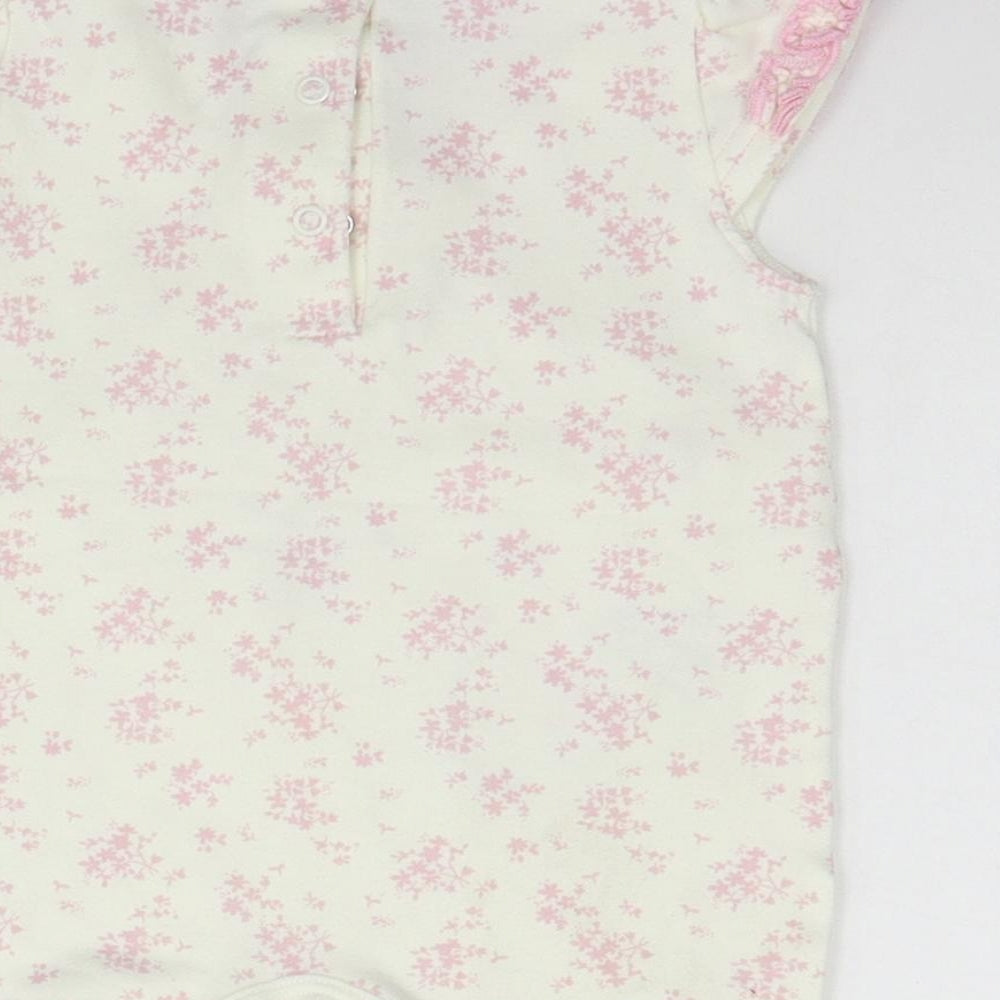 NEXT Girls White Geometric  Fit & Flare  Size 3-6 Months