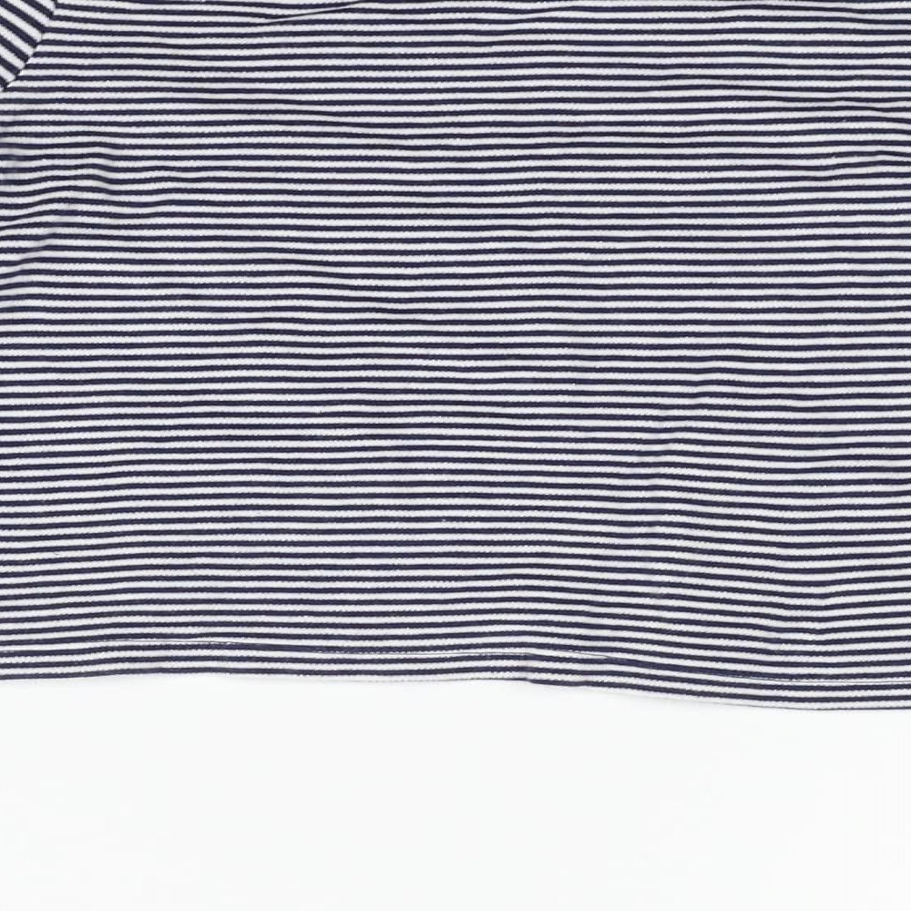 F&F Boys Blue Striped  Basic T-Shirt Size 2-3 Years
