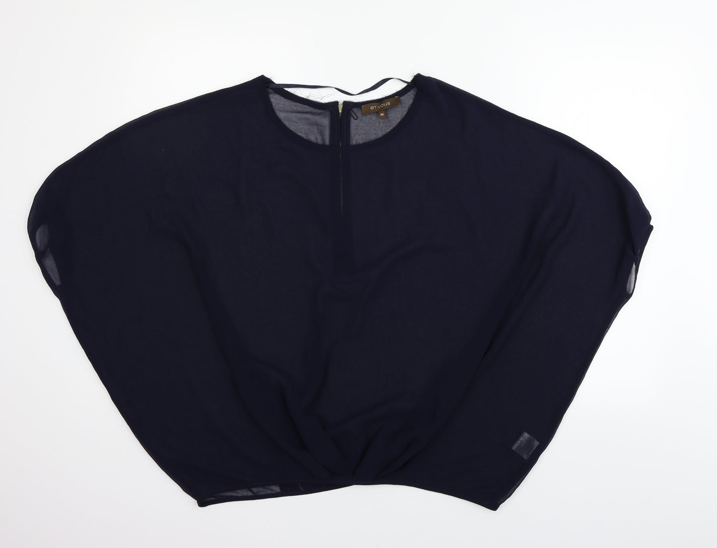 Et Vous Womens Blue   Basic Blouse Size M