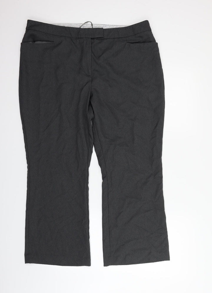 TU Mens Grey Trousers Size 20 L26 in