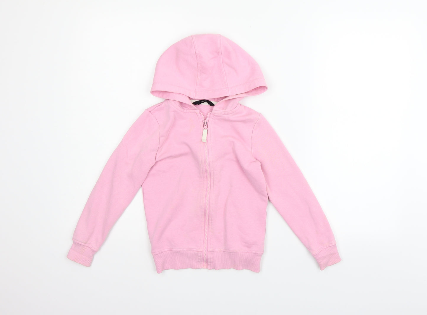 George Girls Pink   Full Zip Jumper Size 6-7 Years