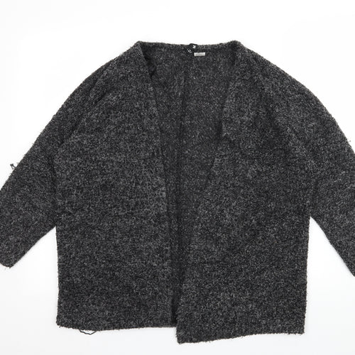 Divided Womens Grey  Knit Cardigan Jumper Size M