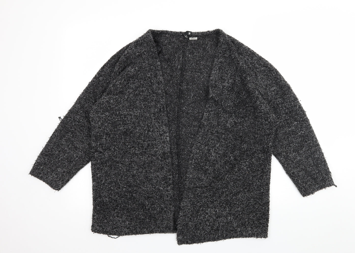 Divided Womens Grey  Knit Cardigan Jumper Size M
