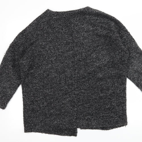 Divided Womens Grey  Knit Cardigan Jumper Size M