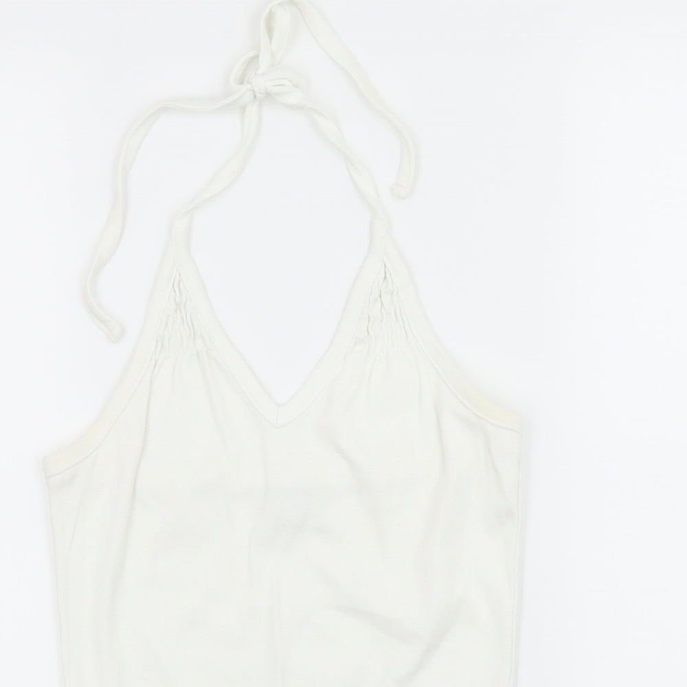Papaya Womens White  Jersey Camisole Tank Size 8